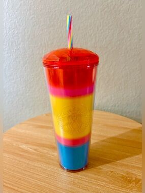 2024 Disney Parks Eats Collection Vibrant Macaron Series Starbucks Tumbler New